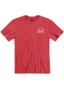 St Louis Red Arch Skyline Short Sleeve T Shirt