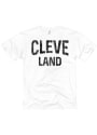 Cleveland White Wordmark Arch Short Sleeve T Shirt