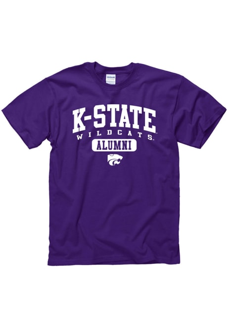 K-State Wildcats Alumni Pill Short Sleeve T Shirt - Purple