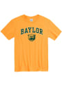 Baylor Bears Arch Mascot T Shirt - Gold