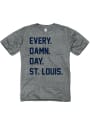 St. Louis Grey Every Damn Day Short Sleeve T Shirt