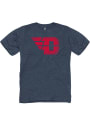 Dayton Flyers Fadeout T Shirt - Navy Blue