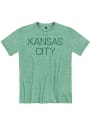 Kansas City Heather Green Disconnected Short Sleeve T Shirt
