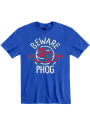 Kansas Jayhawks Rally Beware of the Phog Neon Fashion T Shirt - Blue