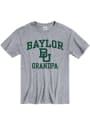 Baylor Bears Grandpa Graphic T Shirt - Grey