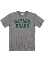 Baylor Bears Snow Heather Team Name T Shirt - Grey