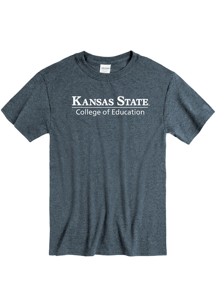 CHARCOAL K-State Wildcats College of Education Short Sleeve