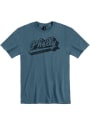 Philadelphia Slate Blue Peace Sign Short Sleeve T-Shirt