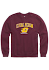 Main image for Mens Central Michigan Chippewas Maroon Rally Arch Crew Sweatshirt