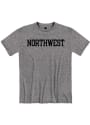 Northwest Missouri State Bearcats Rally Snow Heather Block Name T Shirt - Grey