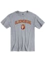 Bloomsburg University Huskies Rally Arch Mascot T Shirt - Grey