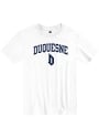 Duquesne Dukes Rally Arch Mascot T Shirt - White