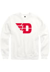Main image for Rally Dayton Flyers Mens White Fleece Team Logo Long Sleeve Crew Sweatshirt