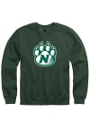 Main image for Rally Northwest Missouri State Bearcats Mens Green Fleece Team Logo Long Sleeve Crew Sweatshirt