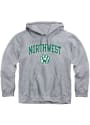 Northwest Missouri State Bearcats Rally Fleece Arch Mascot Hooded Sweatshirt - Grey