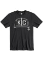 Kansas City Monarchs Rally KC Hat Fashion T Shirt - Black