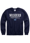 Main image for Washburn Ichabods Mens Navy Blue Football Long Sleeve Crew Sweatshirt