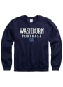 Washburn Ichabods Football Crew Sweatshirt - Navy Blue