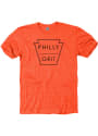 Philadelphia Orange 215 Grit SS Mock Twist Short Sleeve T-Shirt