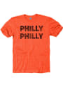 Philadelphia Orange Double Name Short Sleeve T-Shirt