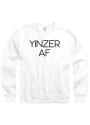 Pittsburgh Yinzer AF Crew Sweatshirt - White