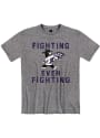 K-State Wildcats Rally Fighting Ever Fighting Fashion T Shirt - Grey