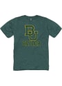 Baylor Bears Big Logo Distressed T Shirt - Green