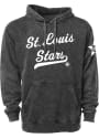 St Louis Stars Rally Club Script Fashion Hood - Black