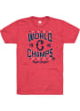 Cleveland Buckeyes Rally World Champs Fashion T Shirt - Red