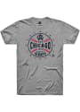 Chicago American Giants Rally Star Ball Fashion T Shirt - Grey