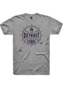 Detroit Stars Rally Star Ball Fashion T Shirt - Grey