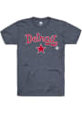 Detroit Stars Rally Script Logo Fashion T Shirt - Navy Blue
