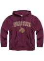 Texas State Bobcats Arch Mascot Hooded Sweatshirt - Maroon