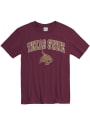 Texas State Bobcats Arch Mascot T Shirt - Maroon