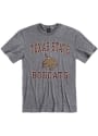 Texas State Bobcats Number One Design T Shirt - Grey