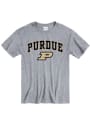 Purdue Boilermakers Arch Mascot T Shirt - Grey