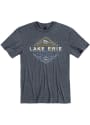 Michigan Rally Lake Erie Fashion T Shirt - Navy Blue