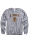 Main image for Lehigh University Mens Grey Distressed Long Sleeve Crew Sweatshirt