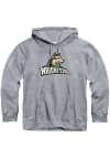 Main image for Wright State Raiders Mens Grey Distressed Logo Long Sleeve Hoodie