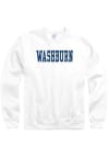 Main image for Washburn Ichabods Mens White Flat Name Long Sleeve Crew Sweatshirt