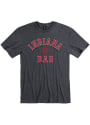 Indiana Hoosiers Dad Number One Fashion T Shirt - Charcoal