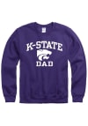 Main image for Mens Purple K-State Wildcats Dad Number One Crew Sweatshirt