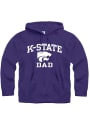 K-State Wildcats Dad Number One Hooded Sweatshirt - Purple