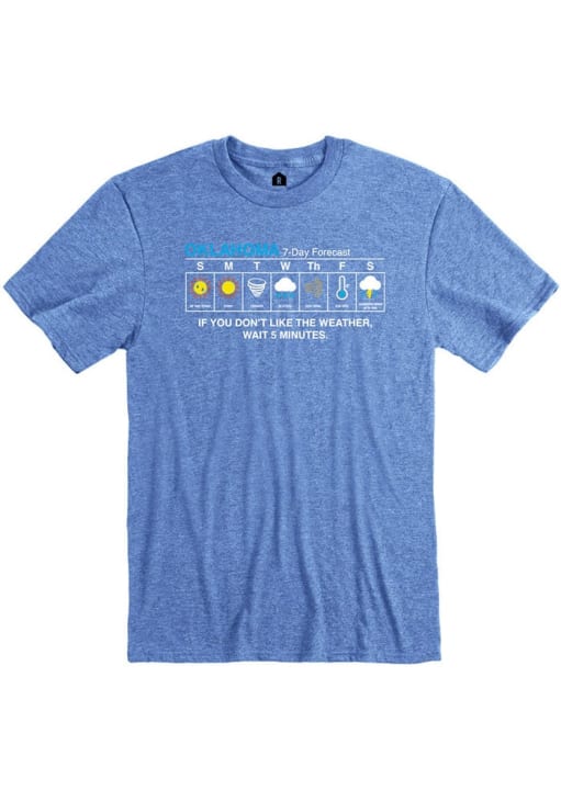 Oklahoma Weather Today's Forecast T-Shirt Oklahoma Weather Today's Forecast T-Shirt