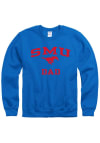 Main image for SMU Mustangs Mens Blue Dad Number One Long Sleeve Crew Sweatshirt