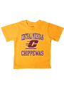 Central Michigan Chippewas Infant Number 1 T-Shirt - Gold