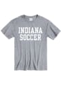 Indiana Hoosiers Soccer T Shirt - Grey