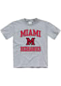 Miami RedHawks Youth No 1 T-Shirt - Grey