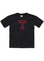 Temple Owls Youth Primary Logo T-Shirt - Black