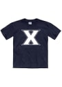 Xavier Musketeers Youth Primary Logo T-Shirt - Navy Blue